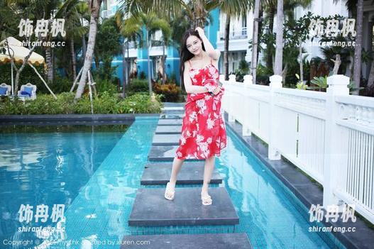 MyGirl美媛馆 - 泳装图包：Love陆瓷飘逸到让人懊悔的境地，这画面…不想走开。