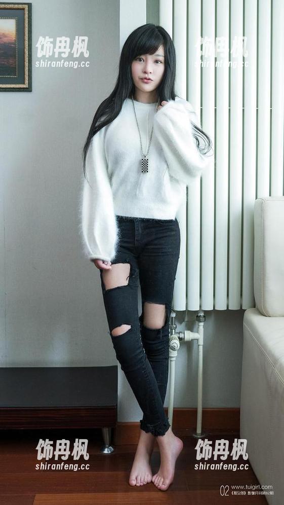 TuiGirl推女郎 - 郑瑞熙的白衬衫合集，简单又微妙，透出点时光气息