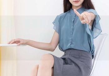 物恋传媒 – 菜菜真的很拼，空姐角色演绎得不要太自然！原图居然可以用作资源教科书了。